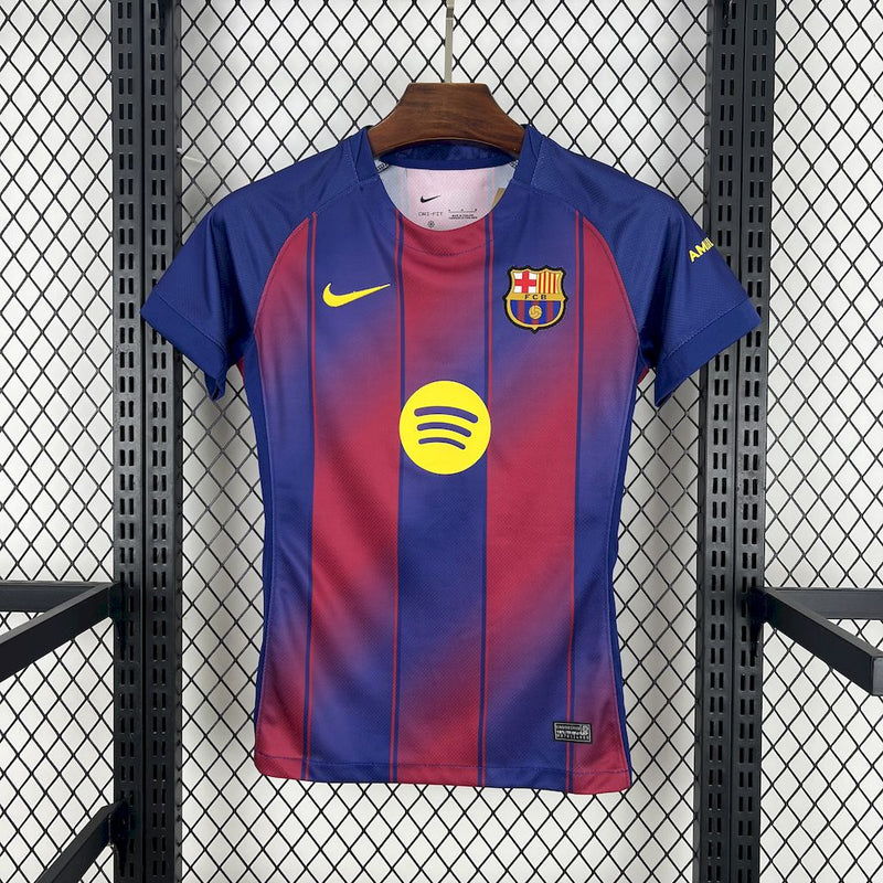 CAMISOLA FEMININA DO BARCELONA 25/26 MULTICOLOR