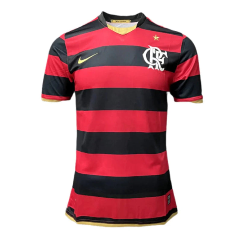 CAMISA RETRO DO FLAMENGO 07/08 VERMELHO E PRETO