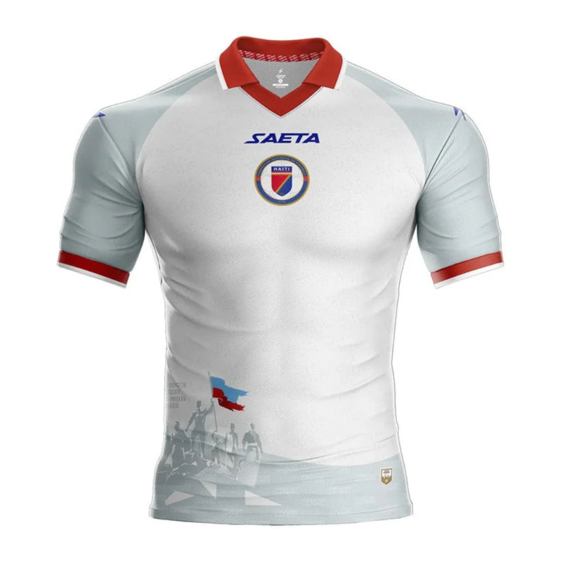 CAMISA DA SELEÇÃO DO HAITI 26/27 BRANCO