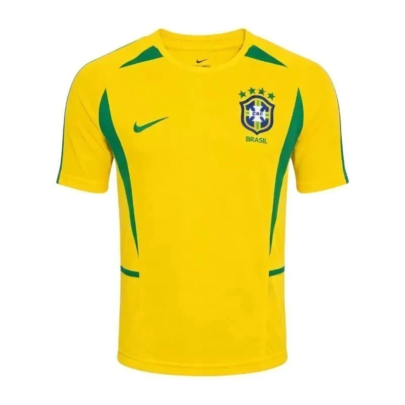 CAMISA RETRO DO BRASIL 01/02 AMARELO