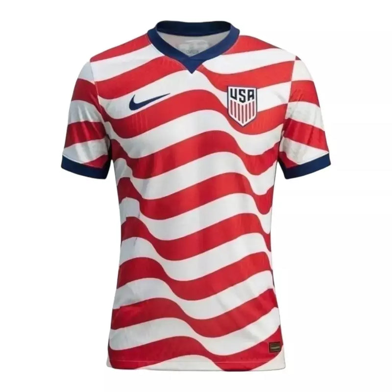CAMISA DA SELEÇÃO DO ESTADOS UNIDOS 26/27 BRANCO E VERMELHO